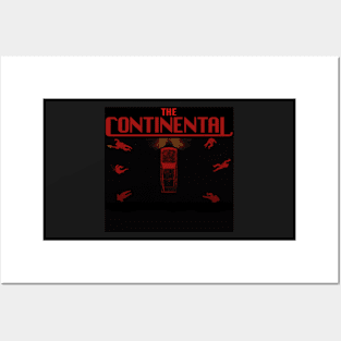 continental series john wick world graphic design illustration Posters and Art